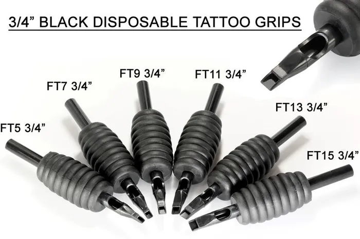 Classic Tube Grip Sets 34 Black Disposable Grip Box of 25 Precision Male Sex Toys