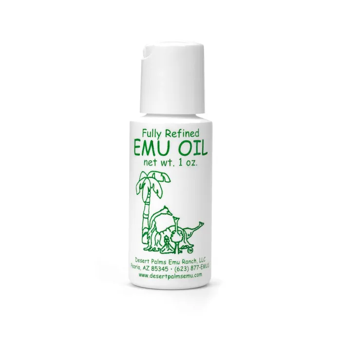 Couples Desert Palms Emu Ranch Emu Oil Piercing or Tattoo Aftercare Stretching 1oz Bottle