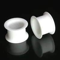 Couples Kaos White Silicone Tunnel by Kaos Softwear 0g up to 58 Price Per 1