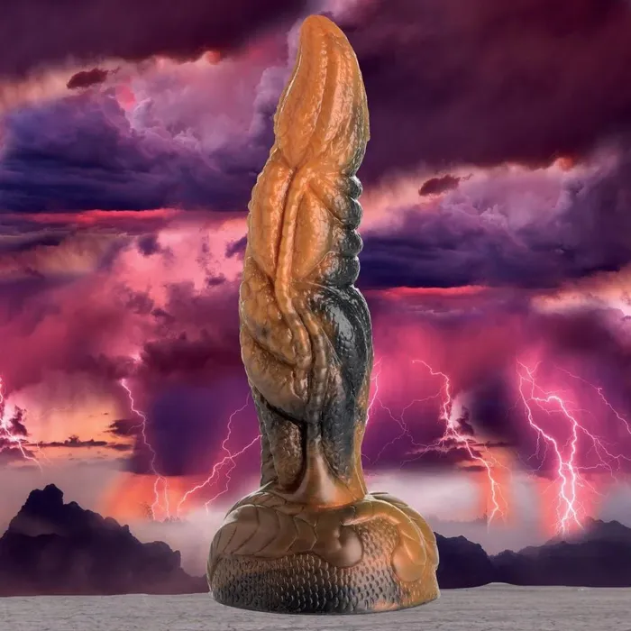 CREATURE COCKS Ravager Rippled Tentacle Silicone Dildo XR Brand Dildos