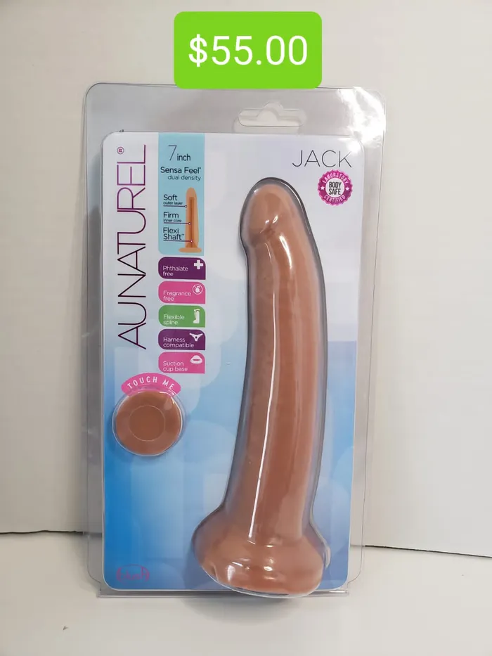 Dildos Au Naturel 7 inch Jack Pleasher Spot