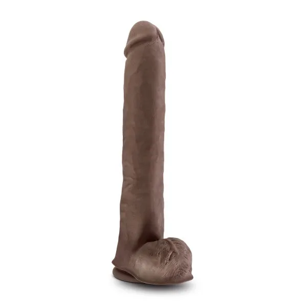 Dildos Blush Big Daddy 14 Inch Dual Density Suction Cup Dildo Chocolate