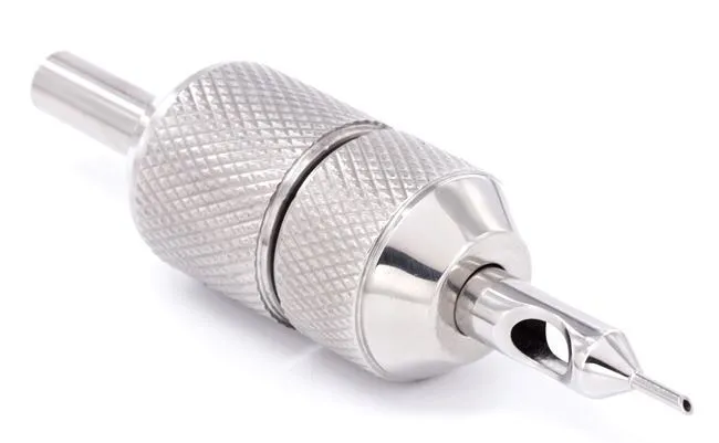 Dildos Precision EZ Auto Lock Stainless Steel Tattoo Knurled Grip