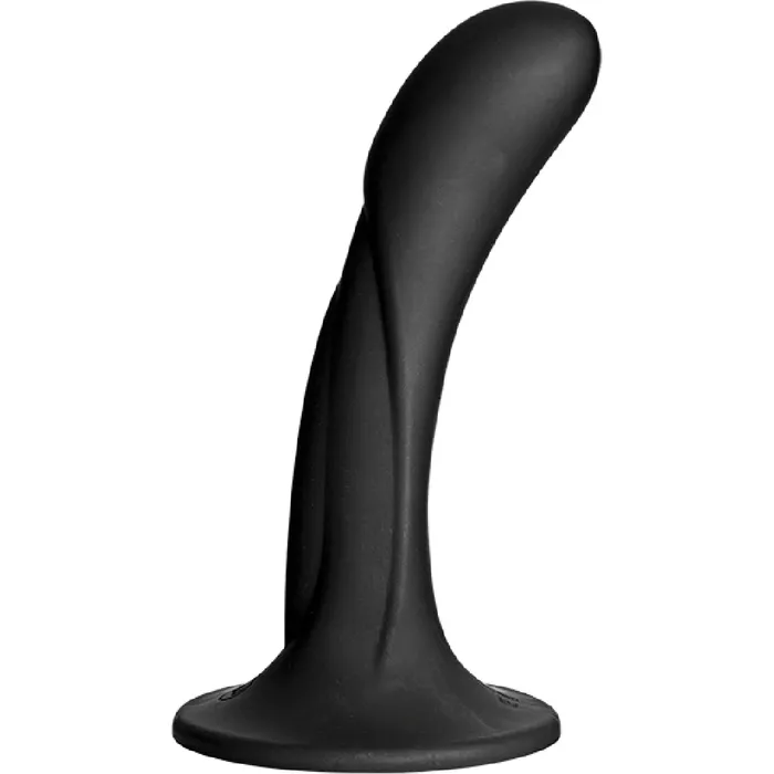 Doc Johnson Dildos VacULock Black Silicone GSpot Dildo
