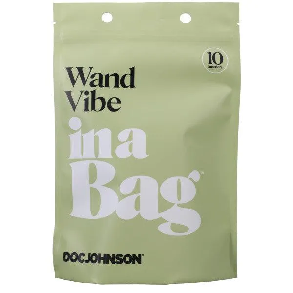 Doc Johnson Mini Silicone Wand Vibrator In a Bag Female Sex Toys