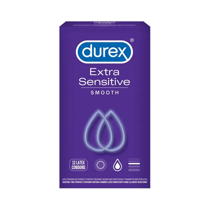 Durex Reckitt Benckiser Male Sex Toys Durex Extra Sensitive Smooth Condoms 12Pack Durex Reckitt Benckiser Male Sex Toys Durex Extra Sensitive Smooth Condoms 12Pack