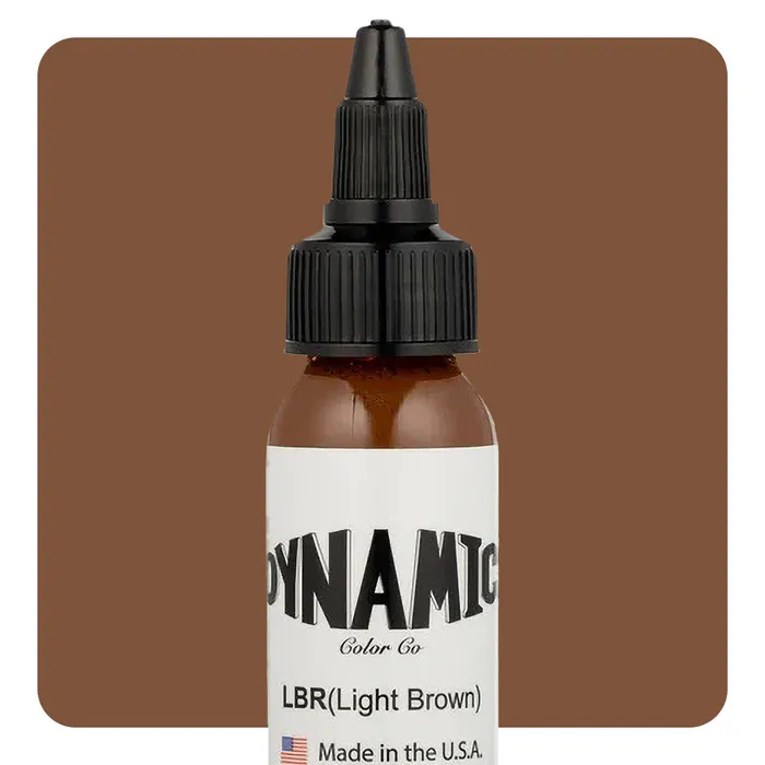 Dynamic Dildos Dynamic Light Brown Tattoo Ink 1oz Bottle