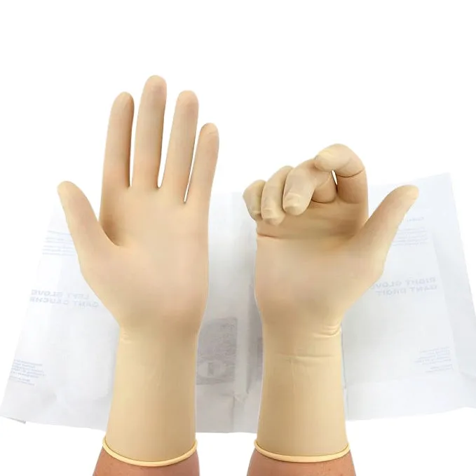 Dynarex White Latex Gloves Box of 100 Painful Pleasures Anal
