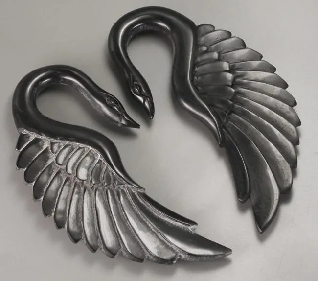 Elementals Organics Female Sex Toys SWAN Natural Horn Organic Body Jewelry 15mm 8mm Price Per 1