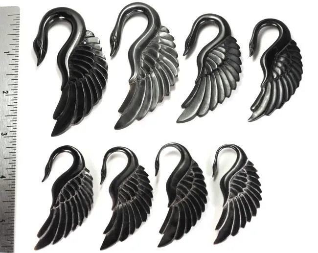 Elementals Organics Female Sex Toys SWAN Natural Horn Organic Body Jewelry 15mm 8mm Price Per 1