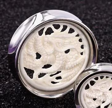 Elementals Organics Vibrators DRAGON Bone SYNTHESIS PLUGS 22mm 34mm Price Per 1