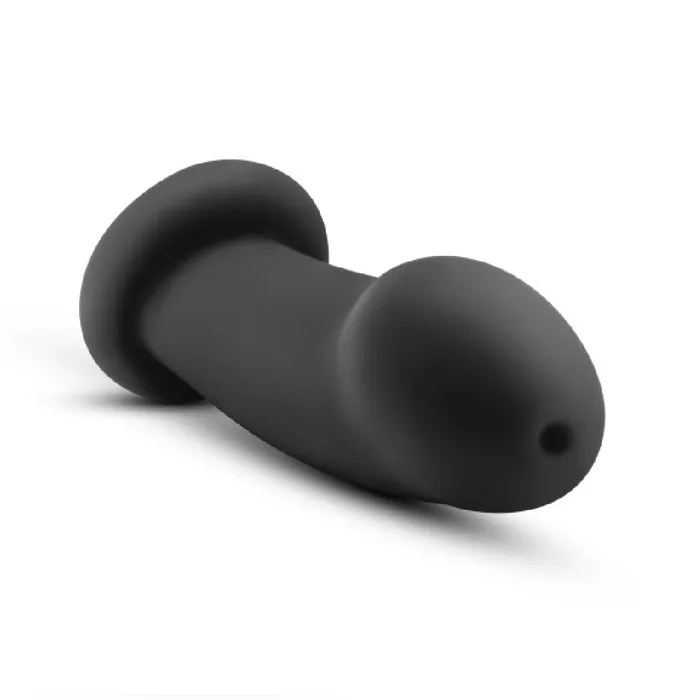 Elvira Firm Thick Silicone 6 Inch Dildo Black Blush Anal