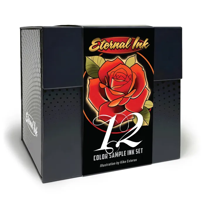 Eternal Female Sex Toys Sample Color Set of 12 1oz Bottles Eternal Tattoo Ink