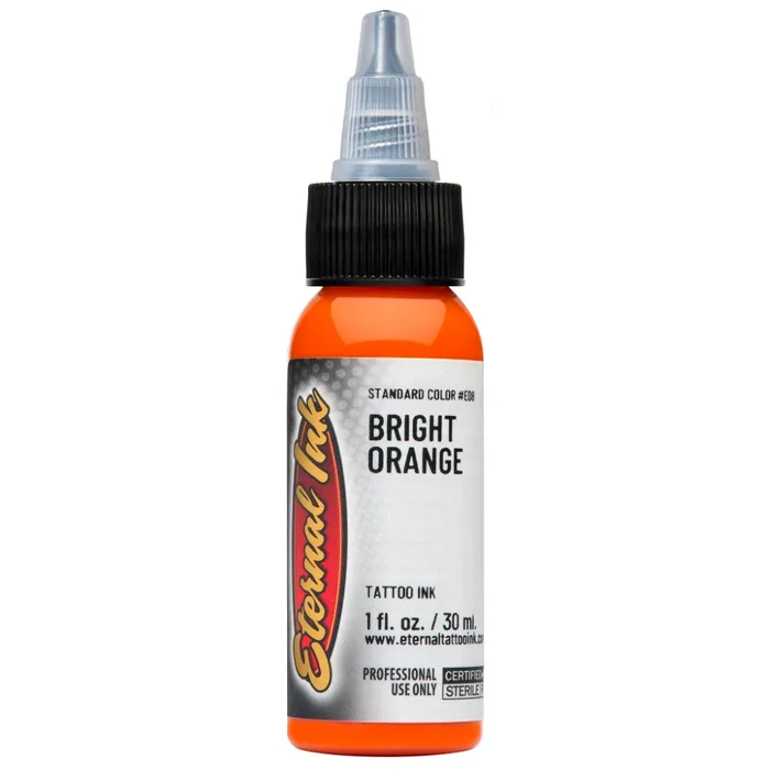 Eternal Male Sex Toys Bright Orange Eternal Tattoo Ink Pick Size