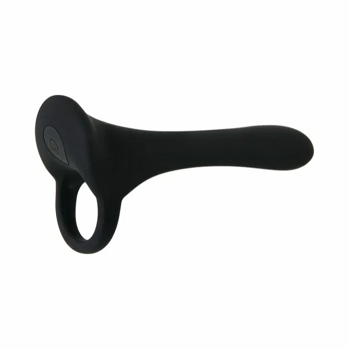 Evolved Novelties Cock Armor Vibrating Black Cock Ring and Penis Support Male Sex Toys