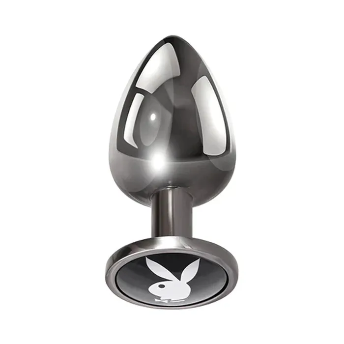 Evolved Novelties Male Sex Toys Playboy Tux Metal Anal Plug 2 Sizes Available
