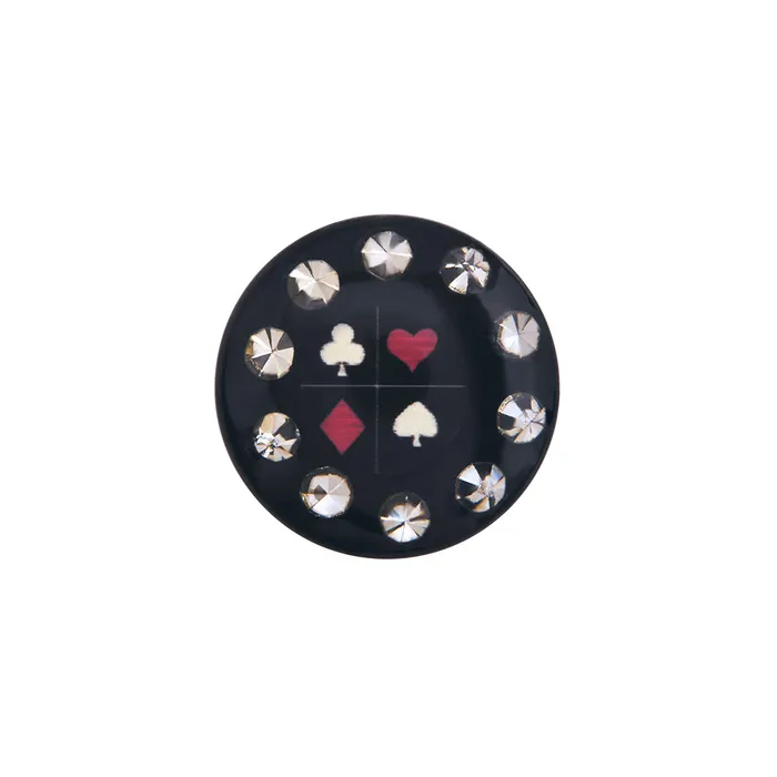 FAKE PLUG 10 Stone Black POKER Fake Piercing 16g thin post Price Per 1 Painful Pleasures Anal FAKE PLUG 10 Stone Black POKER Fake Piercing 16g thin post Price Per 1 Painful Pleasures Anal