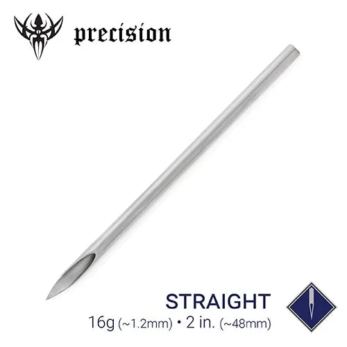 Female Sex Toys 16g Sterilized 2 Body Piercing Needles Box of 100 Precision Needles