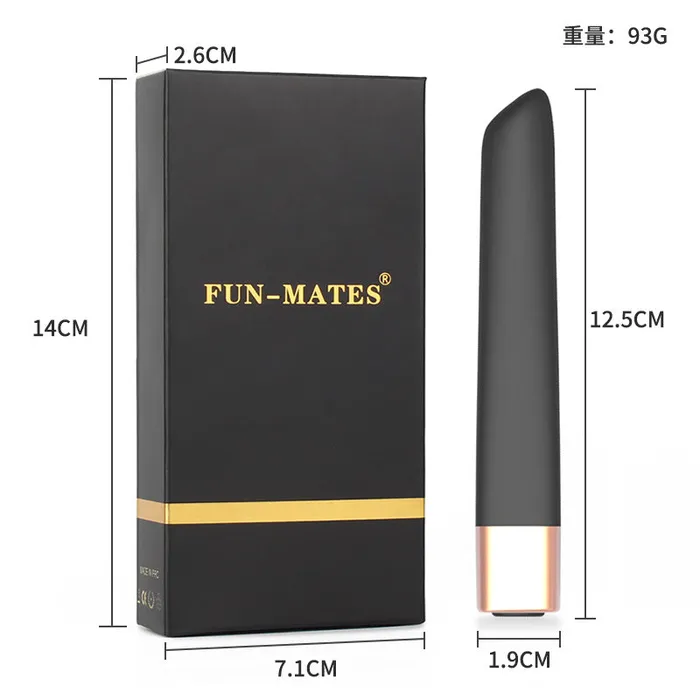 Female Sex Toys Bullet Vibrator with Angled Tip GSpot Vibrator FUNMATES