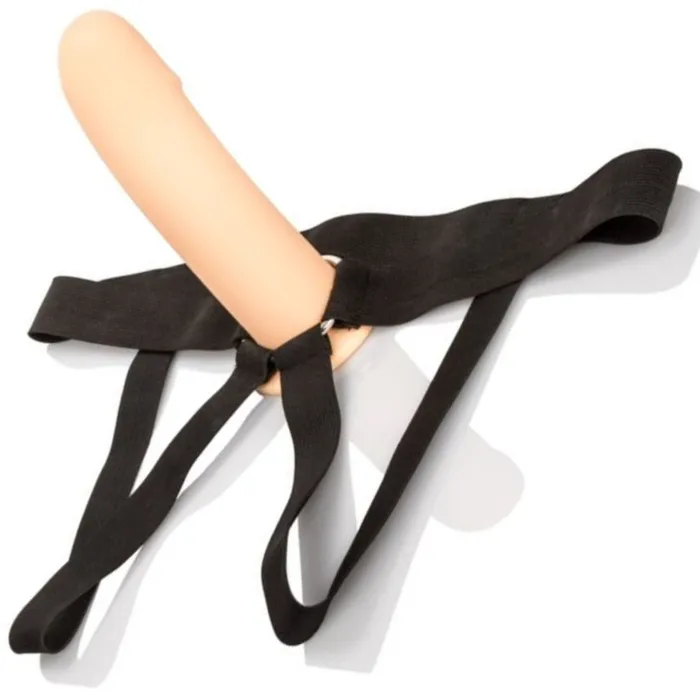 Female Sex Toys CalExotics PPA with Jock Strap Hollow Silicone Penis Extender Strapon Vanilla
