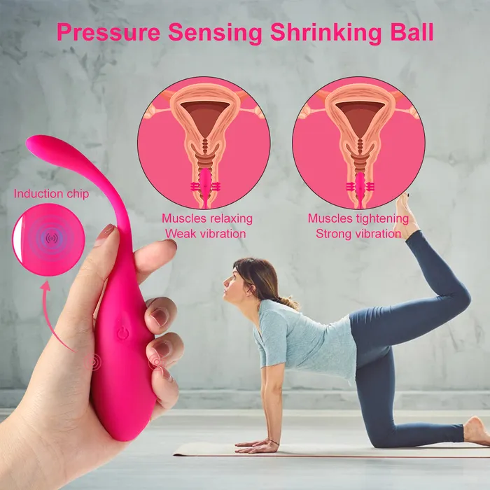 Female Sex Toys FUNMATES Auto Sensing Remote Kegel Exercise Balls