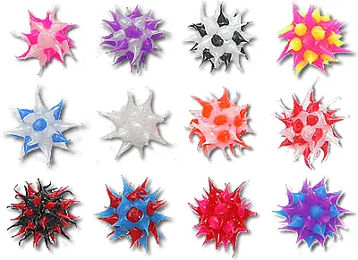 Female Sex Toys Painful Pleasures 14g 58 Koosh Mix Straight Barbell Price Per 10