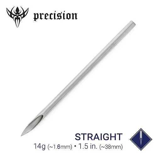 Female Sex Toys Precision Needles 14g Sterilized 15 Body Piercing Needles Box of 100