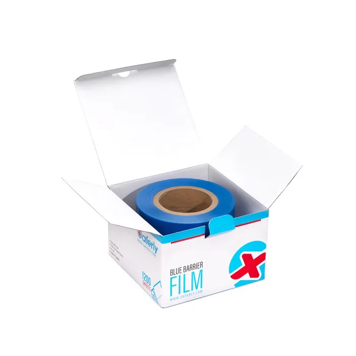 Female Sex Toys Saferly Medical Barrier Film in Dispenser Box 4 x 6 Price Per Roll Pick Color Saferly