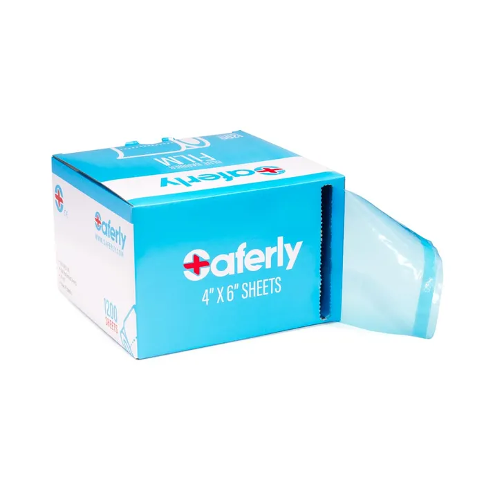 Female Sex Toys Saferly Medical Barrier Film in Dispenser Box 4 x 6 Price Per Roll Pick Color Saferly