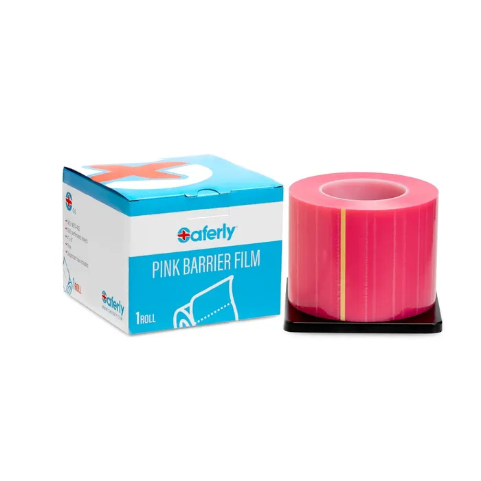 Female Sex Toys Saferly Medical Barrier Film in Dispenser Box 4 x 6 Price Per Roll Pick Color Saferly