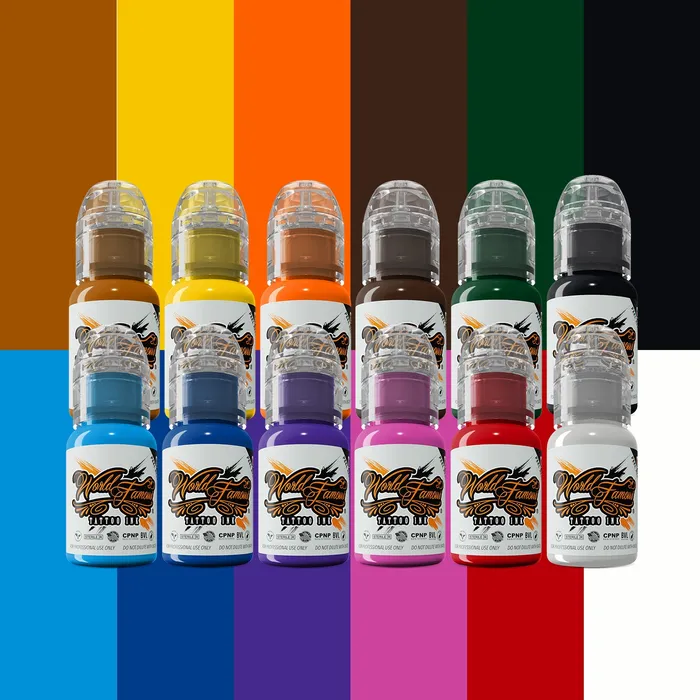 Female Sex Toys World Famous World Famous MustHaves 12 Bottle Ink Set World Famous Ink 12oz