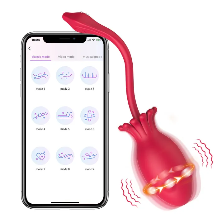 FunMates Couples Octopus Jumping Eggs for Couples Singles APP control