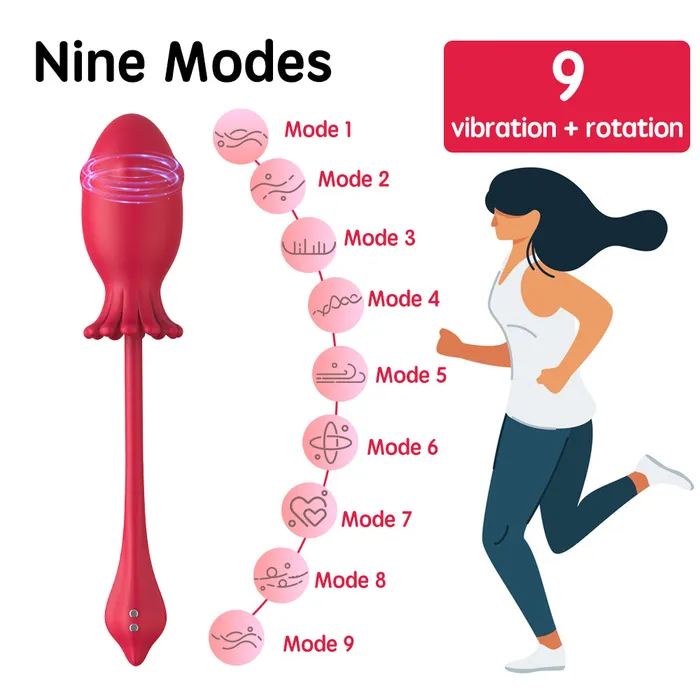 FunMates Couples Octopus Jumping Eggs for Couples Singles APP control