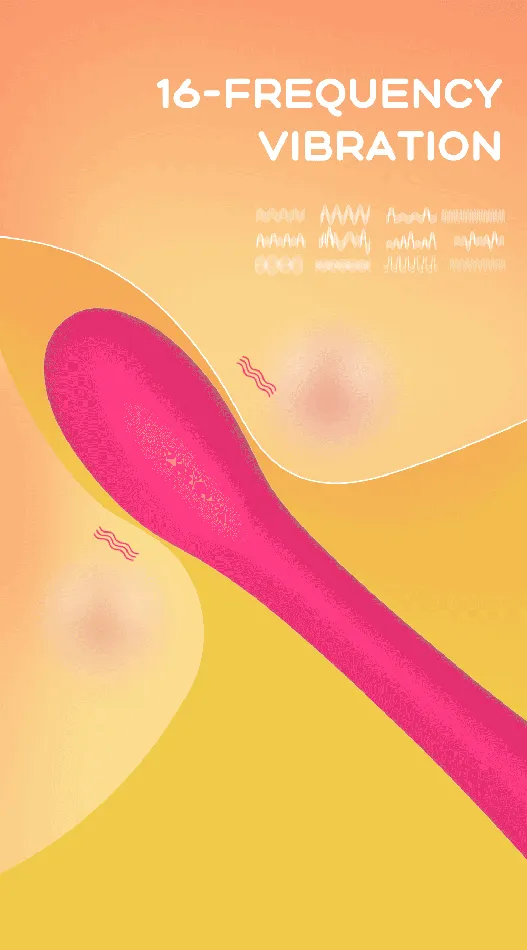 FUNMATES Enki CueShaped Vibrator16 Frequency Vibration Vibrators