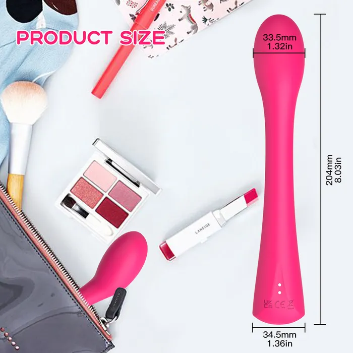 FUNMATES Enki CueShaped Vibrator16 Frequency Vibration Vibrators