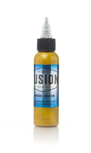Fusion Vibrators Moss Green Fusion Tattoo Ink 1oz