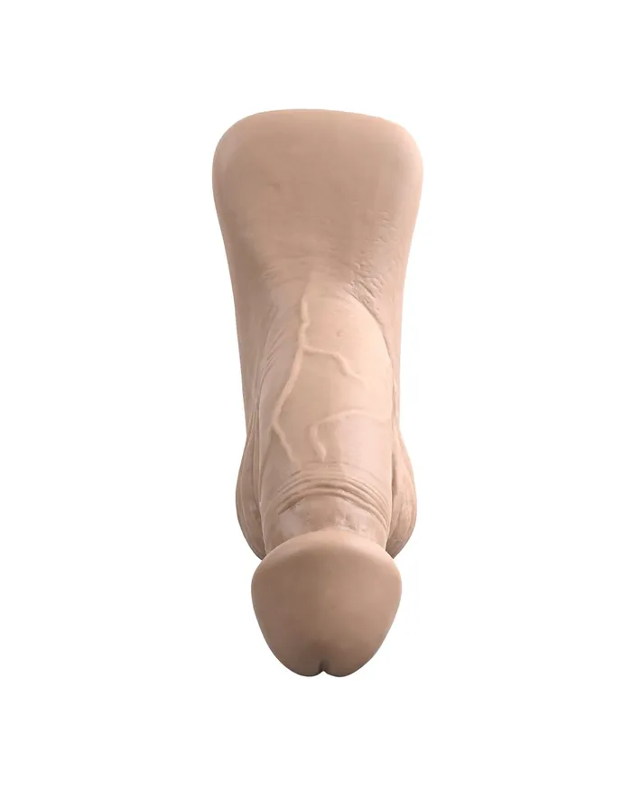Gender X 4 Inch Ultra Realistic Silicone Packer with Wide Base Vanilla Evolved Novelties Anal