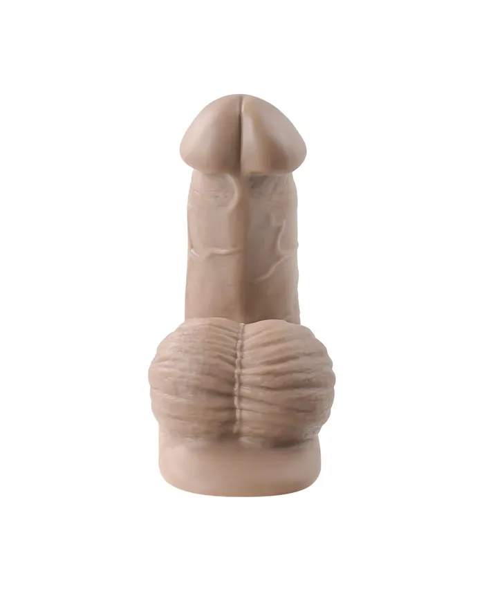 Gender X 4 Inch Ultra Realistic Silicone Packer with Wide Base Vanilla Evolved Novelties Anal