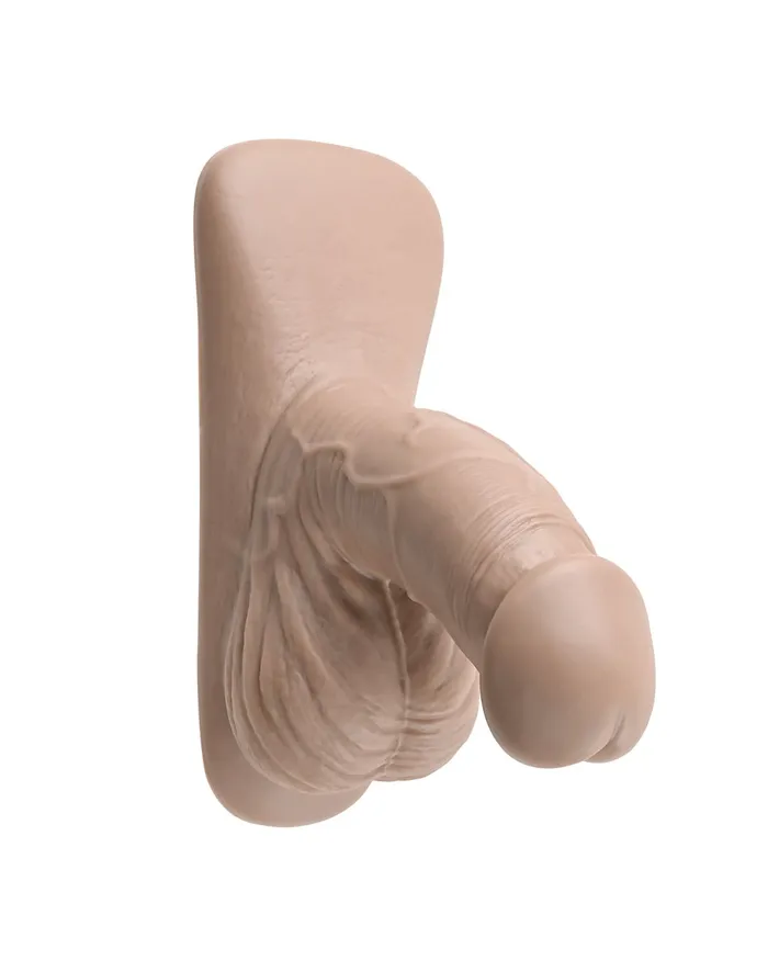 Gender X 4 Inch Ultra Realistic Silicone Packer with Wide Base Vanilla Evolved Novelties Anal