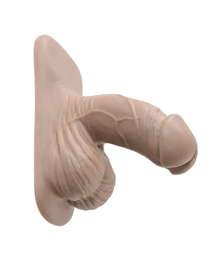Gender X 4 Inch Ultra Realistic Silicone Packer with Wide Base Vanilla Evolved Novelties Anal