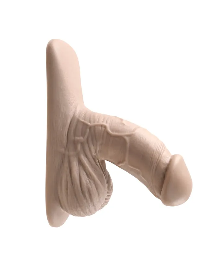 Gender X 4 Inch Ultra Realistic Silicone Packer with Wide Base Vanilla Evolved Novelties Anal
