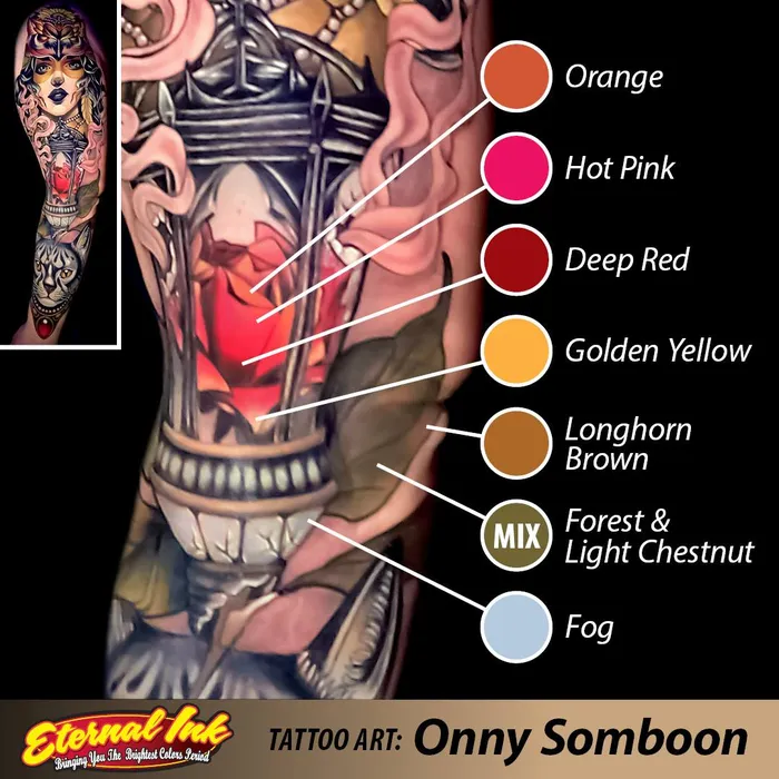 Golden Yellow Eternal Tattoo Ink Pick Your Size Eternal Male Sex Toys