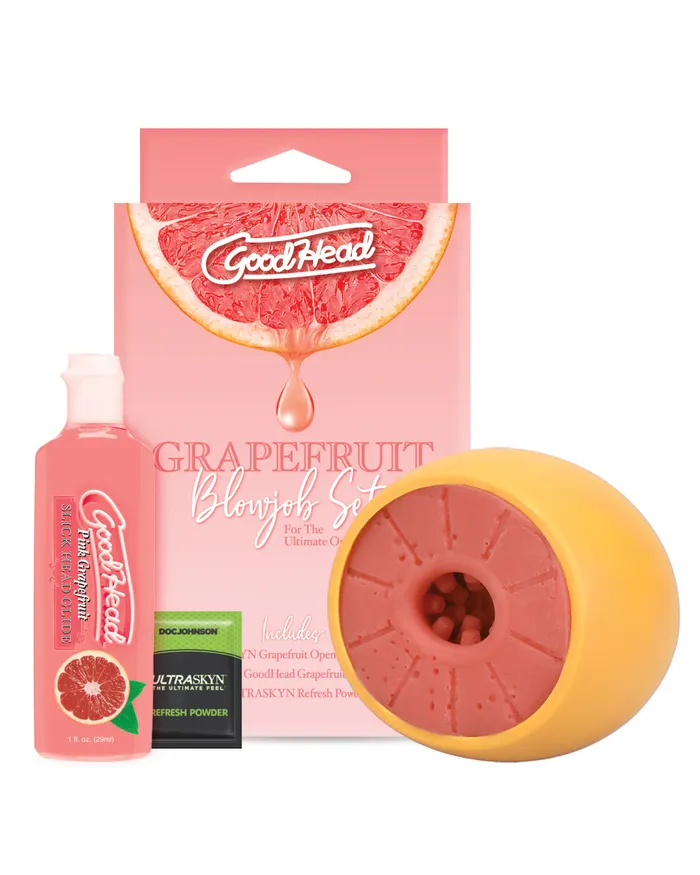 Goodhead Grapefruit Blowjob Set Doc Johnson Anal