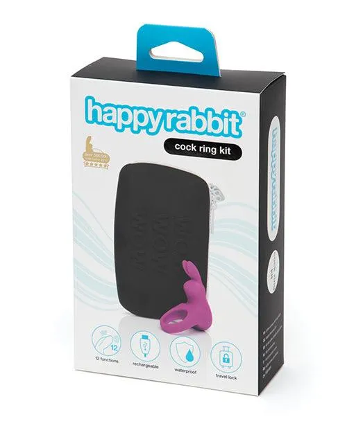 Happy Rabbit 2Piece Rechargeable CockRing Kit Happy Rabbit Couples