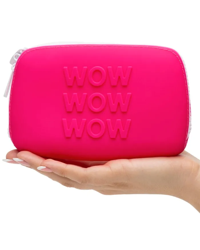 Happy Rabbit WOW Small Silicone Zipper Storage Case Lovehoney Female Sex Toys