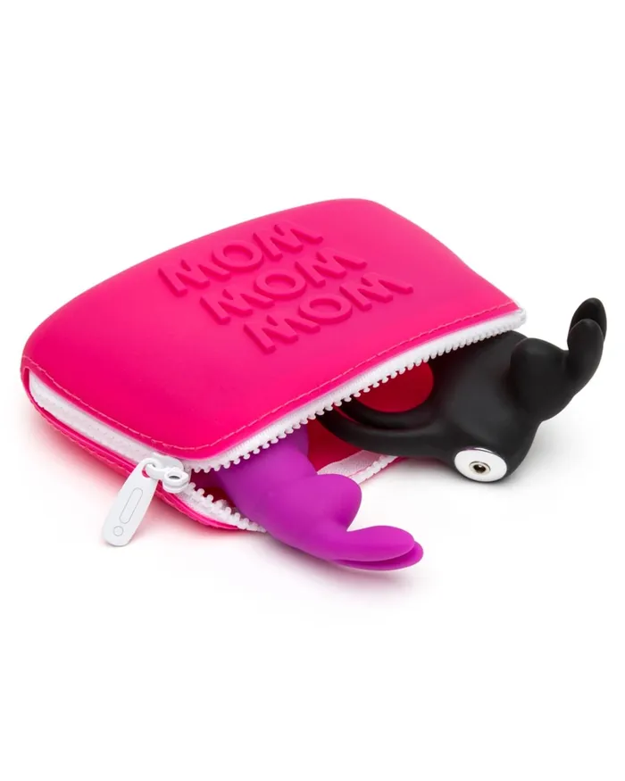 Happy Rabbit WOW Small Silicone Zipper Storage Case Lovehoney Female Sex Toys