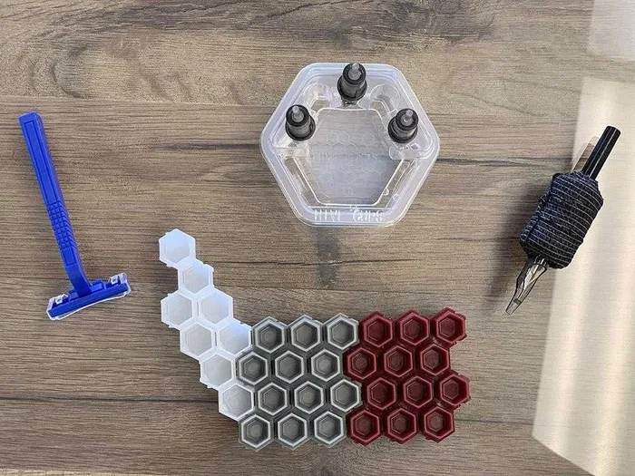 Hive Caps Vibrators Hive Cups 50 Rinse Cups and 50 Cartridge Holder Lids