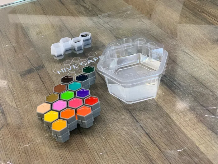 Hive Caps Vibrators Hive Cups 50 Rinse Cups and 50 Cartridge Holder Lids