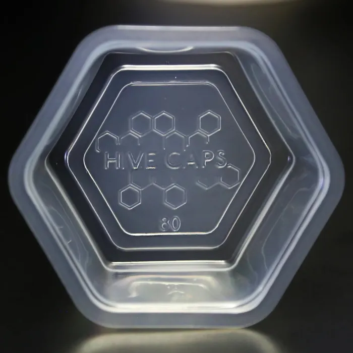 Hive Caps Vibrators Hive Cups 50 Rinse Cups and 50 Cartridge Holder Lids