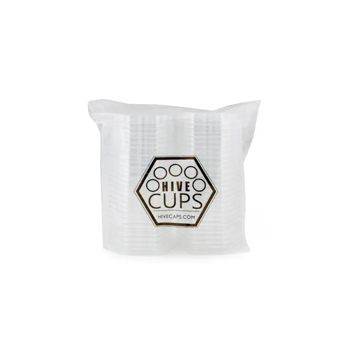Hive Caps Vibrators Hive Cups 50 Rinse Cups and 50 Cartridge Holder Lids